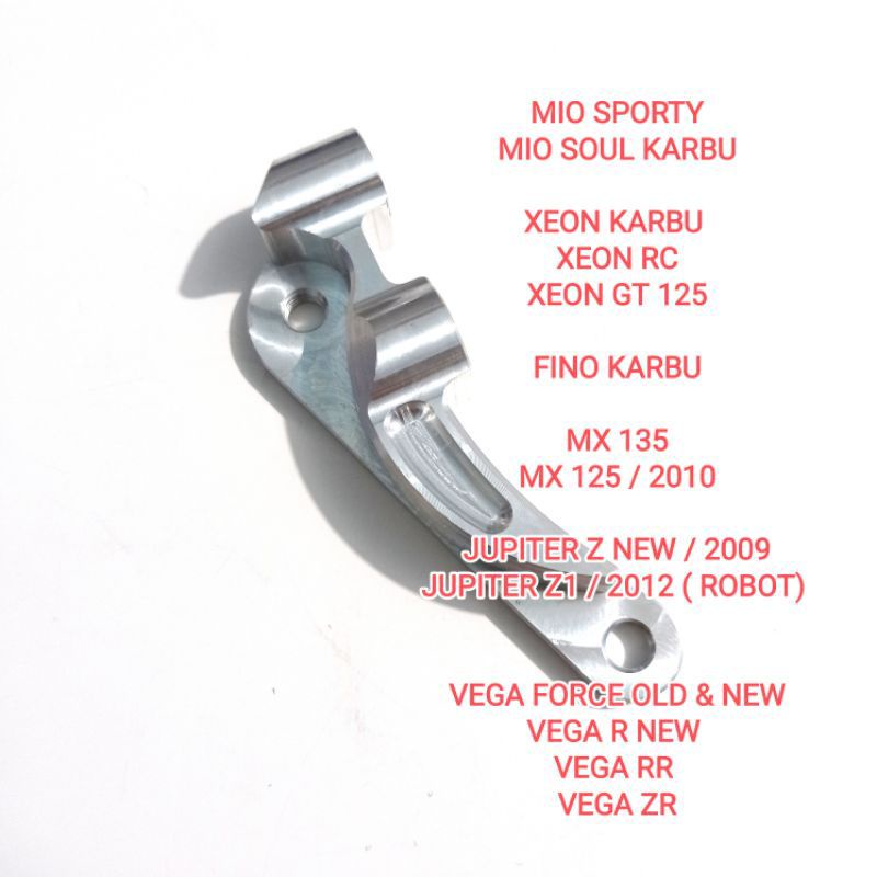 BREKET KALIPER MONOBLOK 4 PISTON MIO SPORTY MIO SOUL KARBU FINO XEON JUPITER MX JUPITER Z1 VEGA DLL