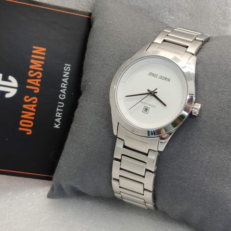 Jam Tangan Jonas Jasmin Terlaris Kasual JJ2023 Fashion Rantai Pria Wanita Stainliss Steel