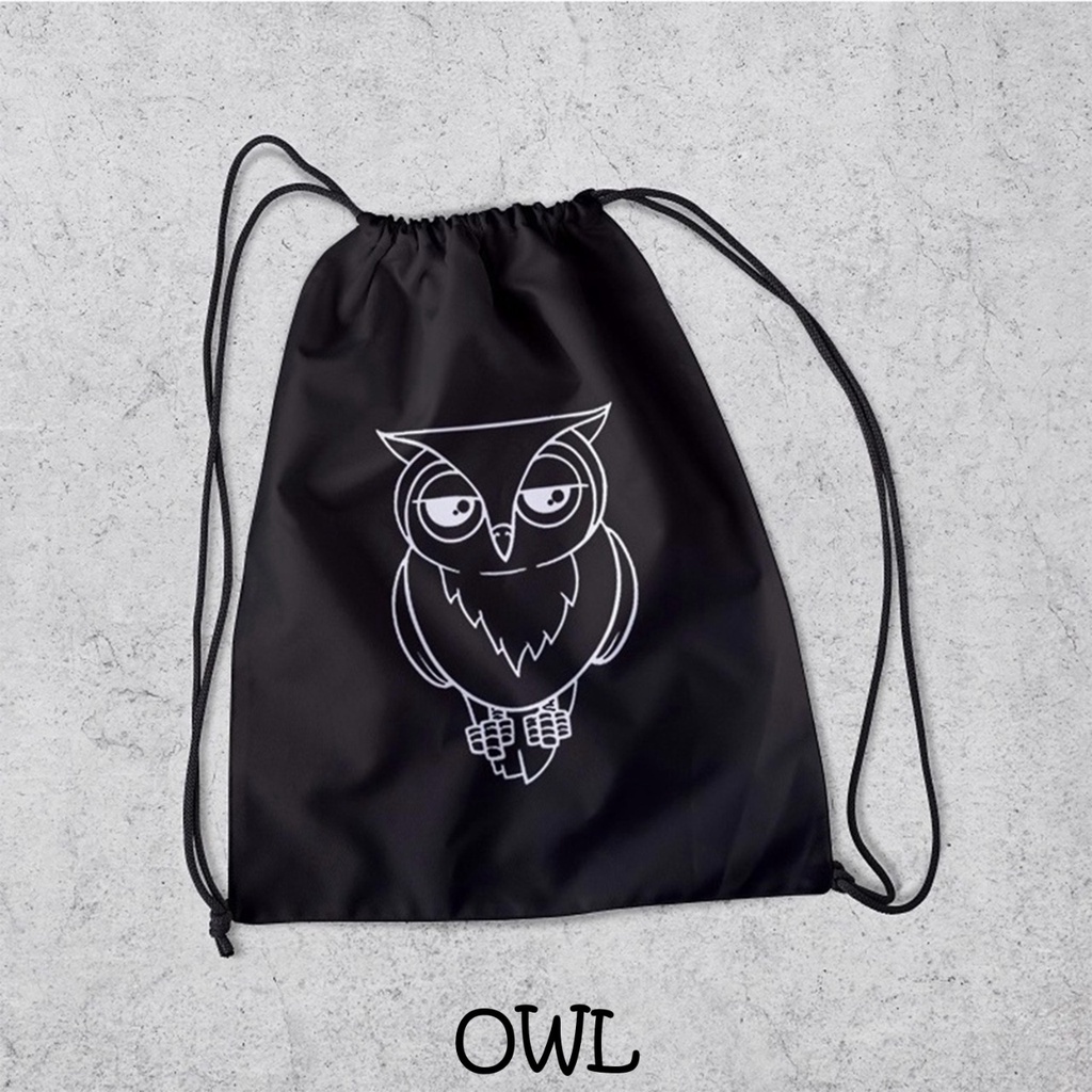 ZCO - Tas Serut Multifungsi Untuk Olahraga Sekolah Futsal Basket Berenang Tas Serut Stussy