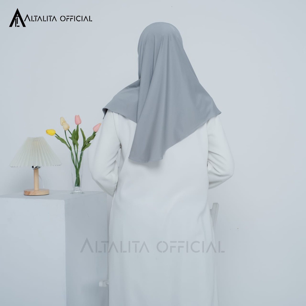 Altalita - Kerudung Instan Zaida Malay Non Pet Terbaru | Hijab Bergo Hamidah Instan Non Pet Menutup Dada | Jilbab Malaysia Instan Jumbo Bahan Jersey Premium Non Pad Cocok untuk Sekolah Olahraga Volly Futsal Senam dan Sehari-hari