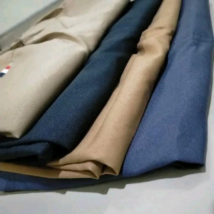 CELANA Pria SLIMFIT Panjang chino KERJA HARIAN HITAM MOCCA ABU