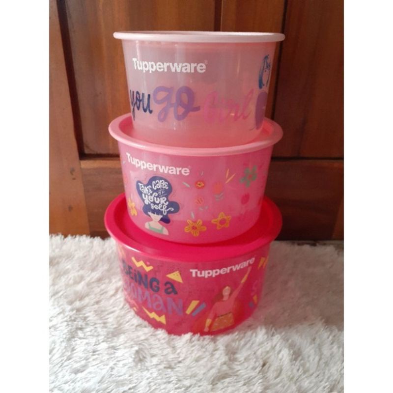 toples power canister set tuperware promo (3pcs)