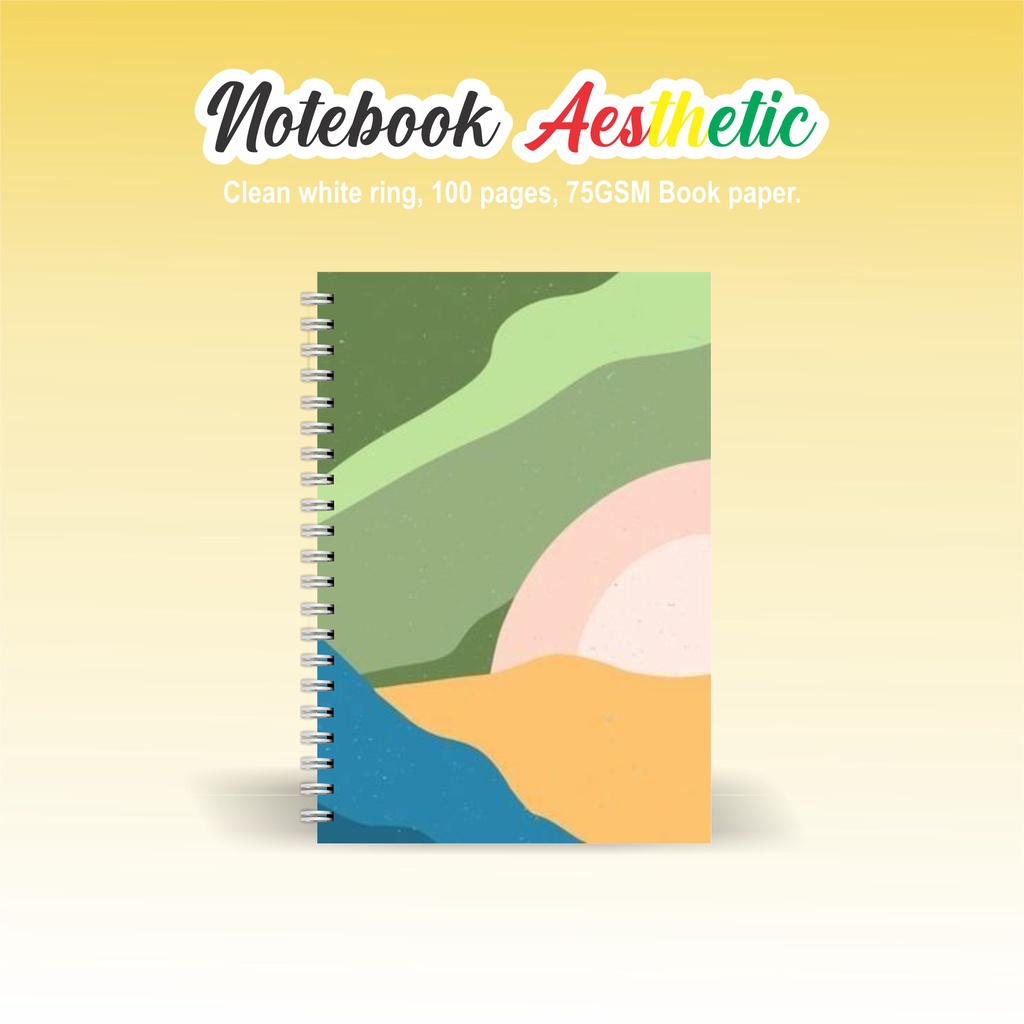 

Notebook Aesthetic BOOKPAPER GRID/KOTAK2#DOTTED/TITIK2#BLANK/POLOS#GARIS/LINE