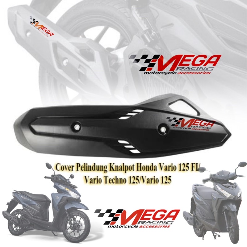 Cover Tutup Pelindung Knalpot Vario Techno 125 Vario 125 150 Led New FI