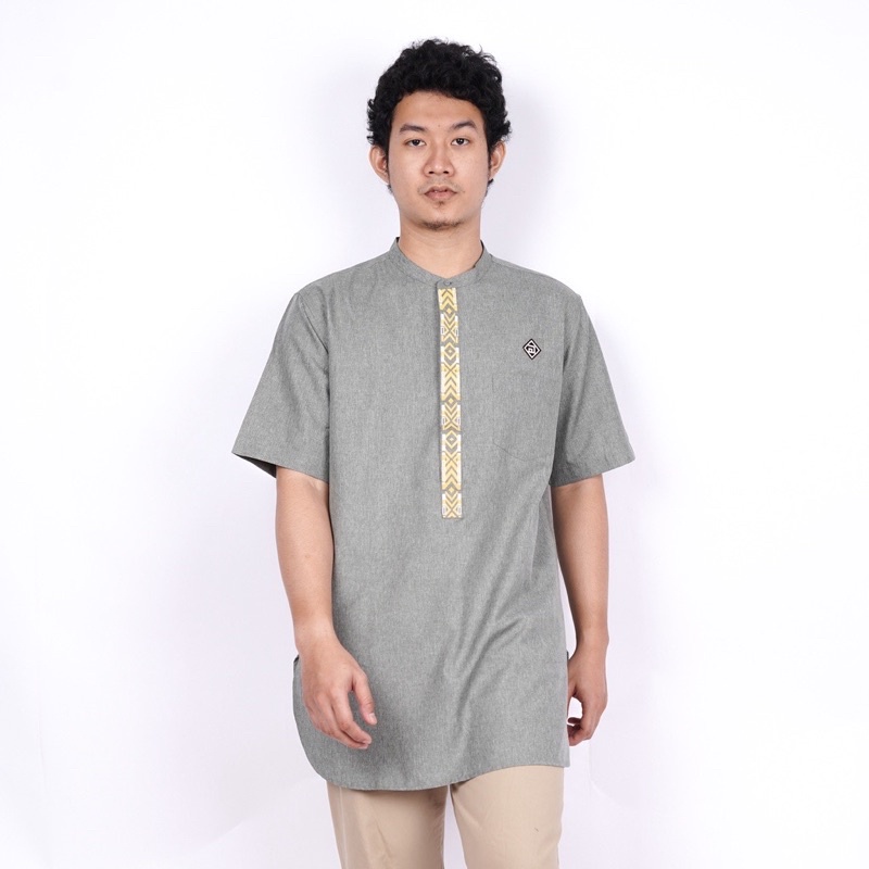 Hisyam Koko Kurta Pria Pendek Azka