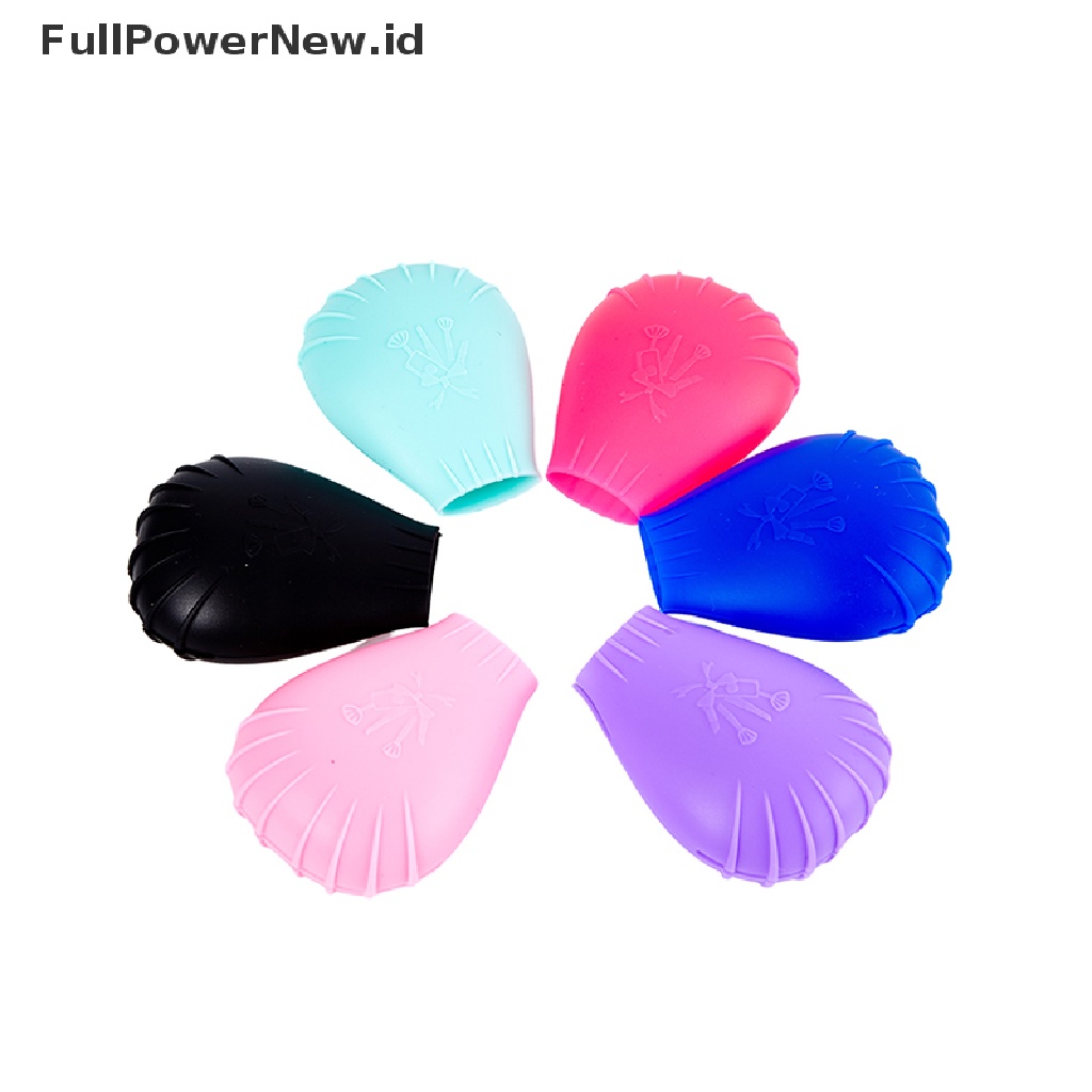 Power 1pc Kotak Penyimpanan Brush Makeup Bahan Silikon Untuk Travel