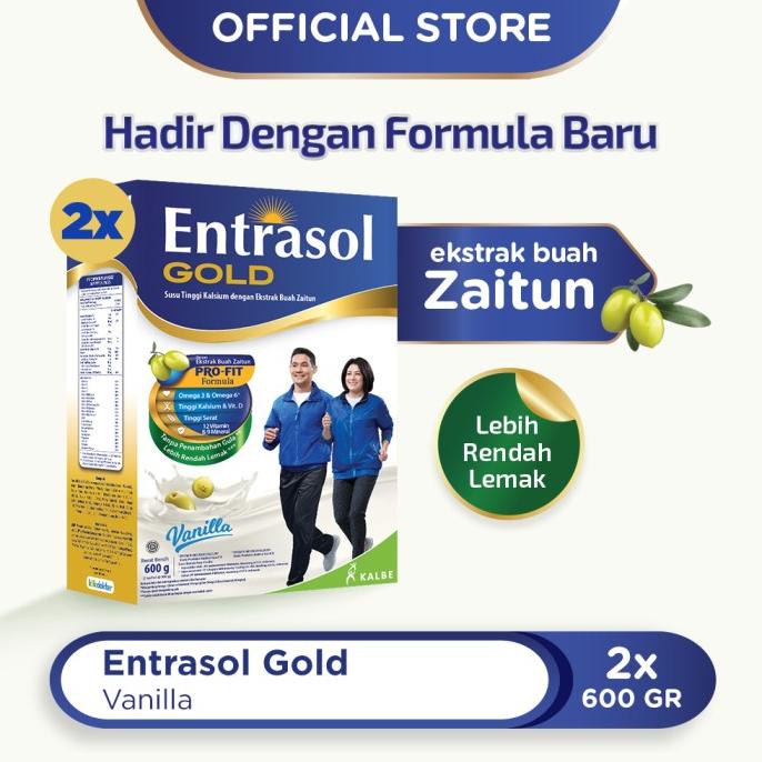 

[ COD ] Entrasol Twinpack Gold Vanilla 600g