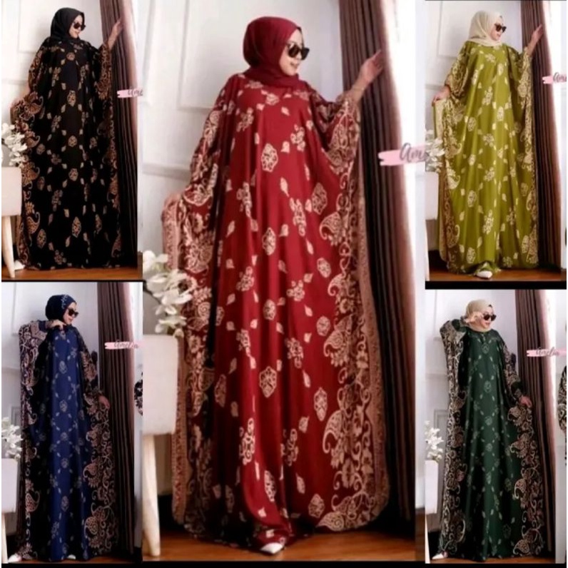 Gamis Kaftan Super Jumbo // GAMIS Rafika Kaftan // Resleting Depan // Gamis Kaftan // Home Dress // Kaftan jumbo Long Kaftan // Big Size // Long Kaftan // busui // cod