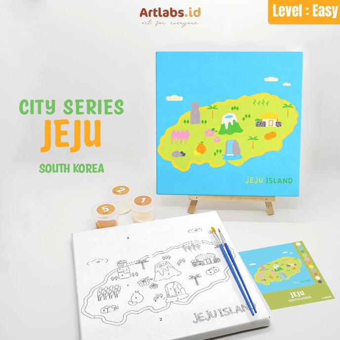 

JEJU - Paint By Number 11 Color [City Series] | Painting Kit