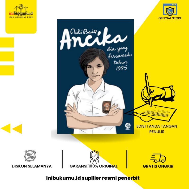 Ready Stok Novel Ancika: Dia yang Bersamaku Tahun 1995 TTD basah