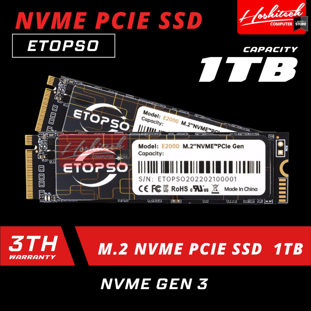 SSD NVME 1TB ETOPSO SSD PCIE GEN3x4