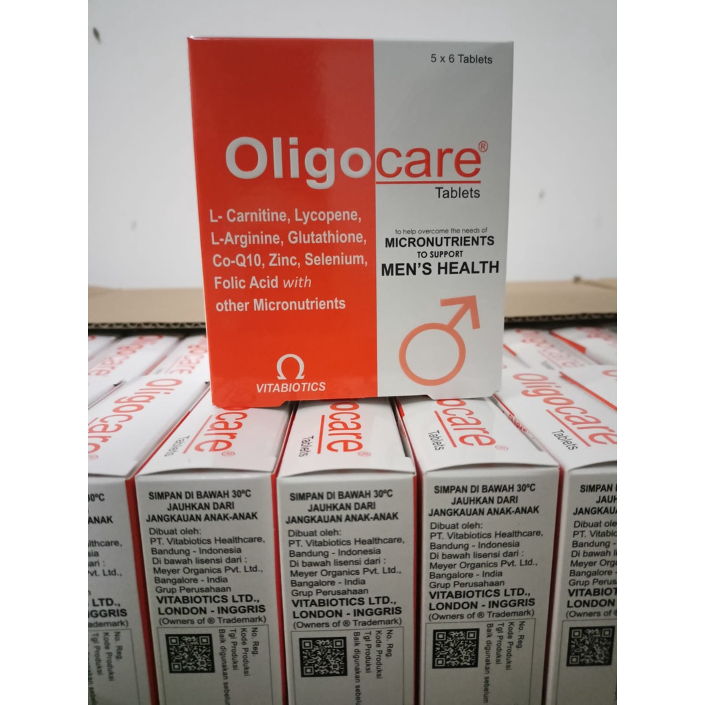 Oligocare box isi 30 tablet suplemen vitamin kesuburan pria