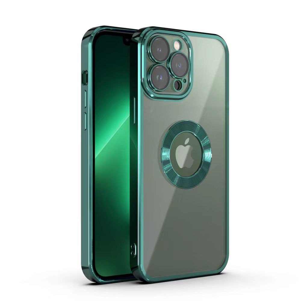 ELECTROPLATING HOLE LOGO CASE IPHONE 11 PROMAX 11 PRO 11 X XR XSMAX XS LIST CHROME LOGO FULL PROTECTOR CAMERA