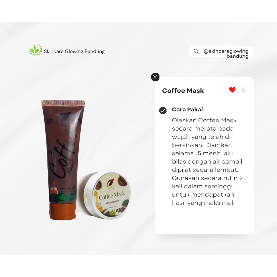 Coffee Mask SR12 Masker Kopi Masker Wajah Kopi Menghilangkan Flek Hitam Masker Scrub Wajah Krim Penghilang Flek Hitam Cream Flek Hitam Membandel Scrub Muka Masker Flek Hitam Peeling Mask Scrub Wajah Srub Wajah Scrub Peel Wajah Peeling Scrub