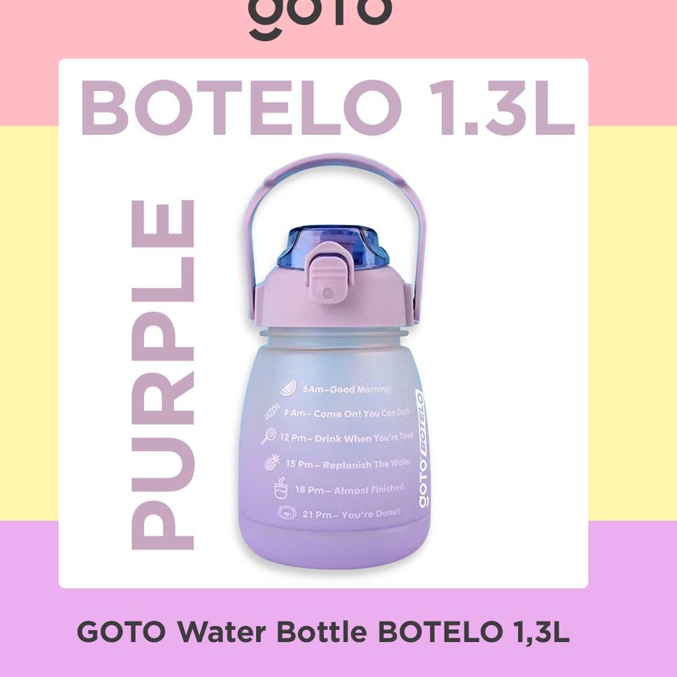 T5U2 Goto Botelo Bottle Tumblr Air 1.3 Liter Botol Minum Jumbo Gemoy Viral R8K