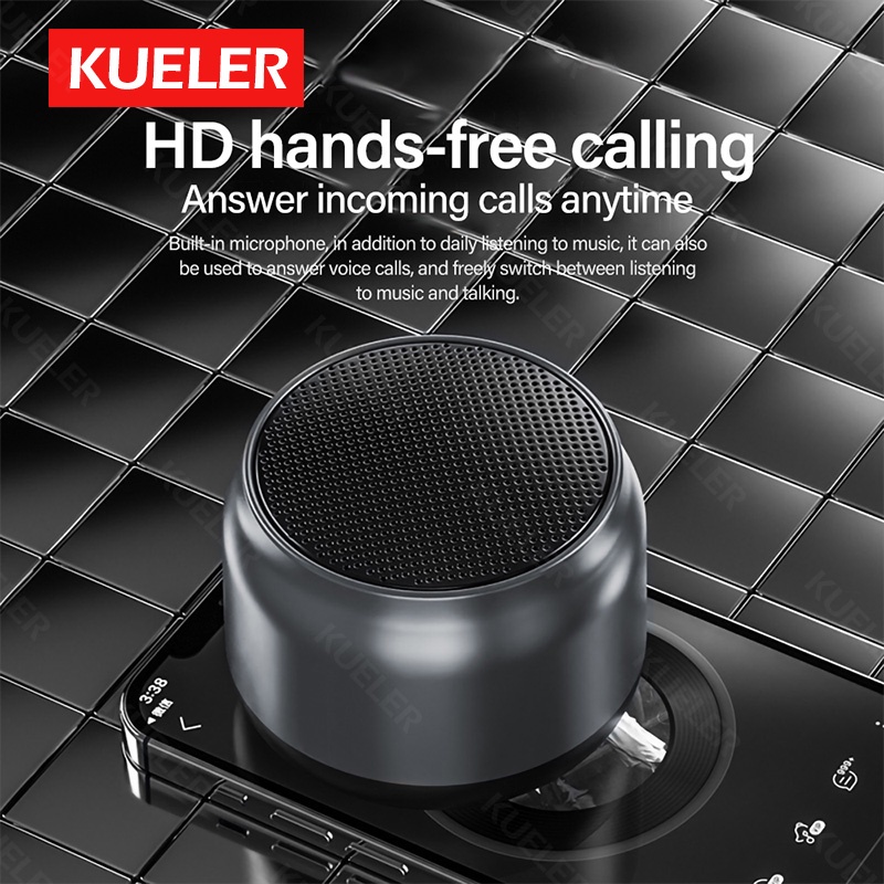 K3 Portable Speaker Bluetooth Bass with Mic HiFi Stereo Mini Wireless Speaker Subwoofer Spiker Bluetooth