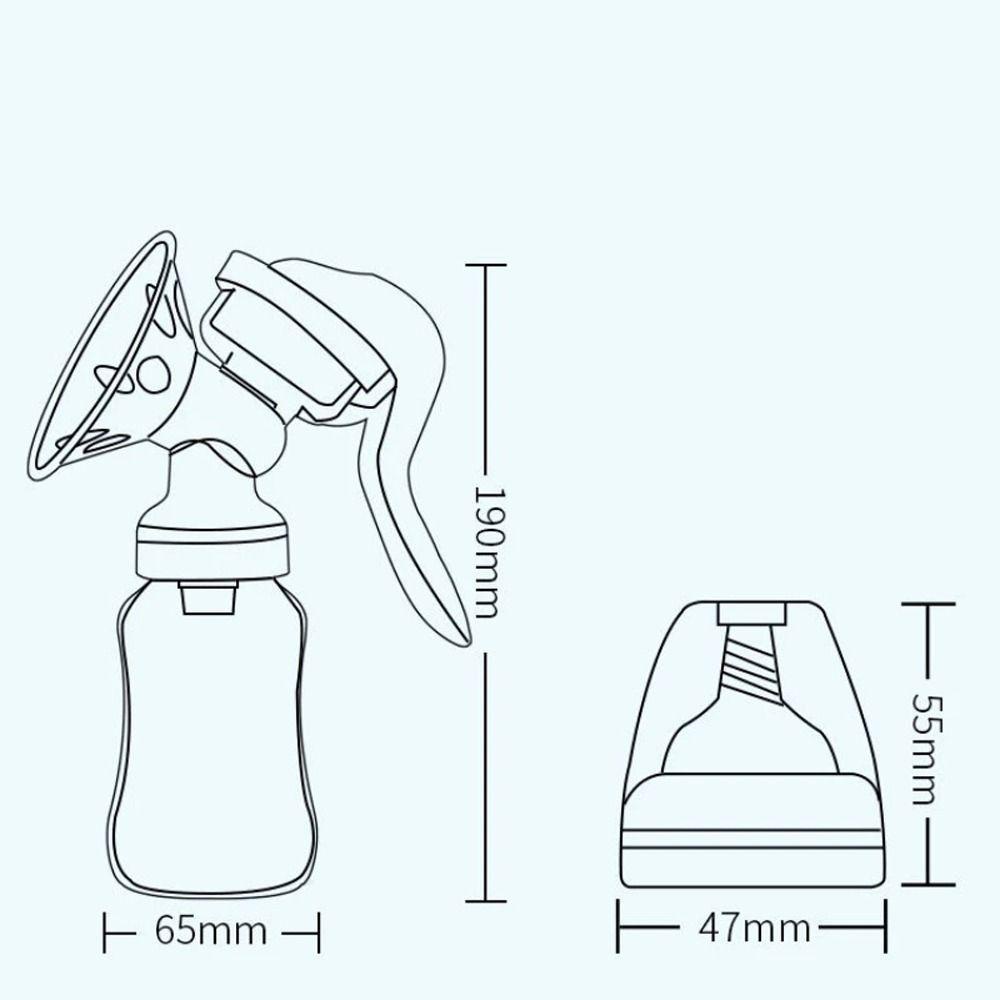 Needway Pompa Asi Manual Nyaman Dengan Petunjuk 150ml Makan Bayi Aksesori Bayi BPA Free Silicon Suction Milk Pumps