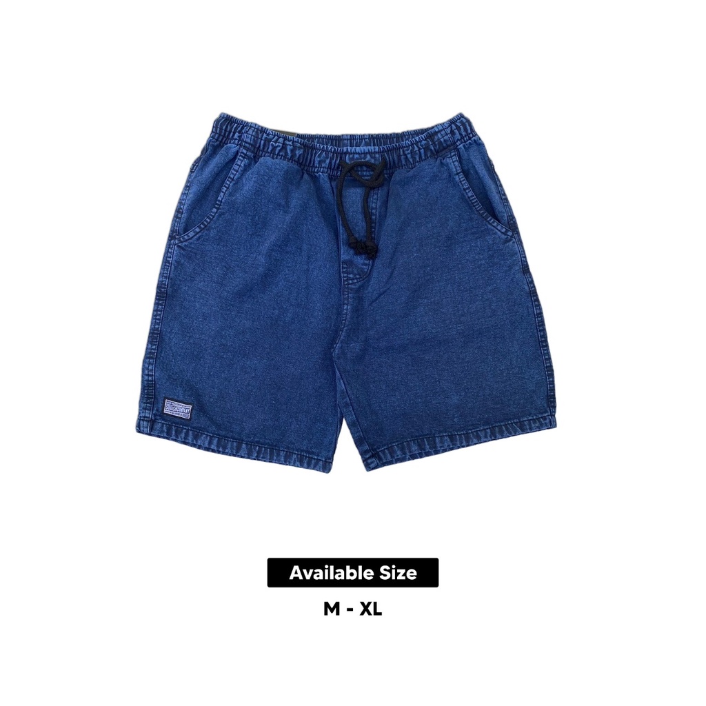 Celana Pendek Pantai Boardshort Jeans Shortpants Pria Laki Laki Ukuran M L XL