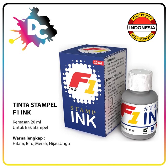 

Cuci Gudang Tinta Stempel / Cap F1 70 Ml Hemat