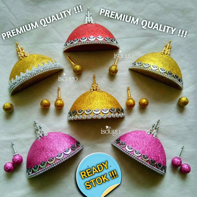 Kubah Masjid Terbang | Bahan Mahar | Replika Kubah Emas | Mahar Masjid Terbang | Ready Stok