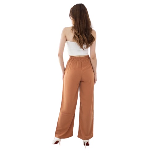 ZASKIYA - Overlap Cullote Pants / Celana Kulot Yeli Wanita Cringkel Premium