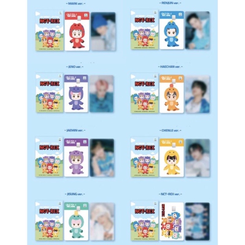 [READY STOCK] NCT DREAM X PINKFONG NCT-REX LOCAMOBILITY CARD CASHBEE TCASH LIMITED EDITION