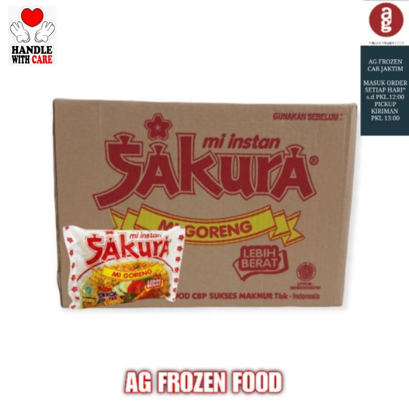 

Sakura Mie instant Goreng isi 40Pcs/dus dan banned isi 5 pcs