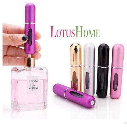 Botol Parfum Mini Travel 5ML Atomizer Bottle Spray Aluminium isi ulang kapsul lipstik semprot refill