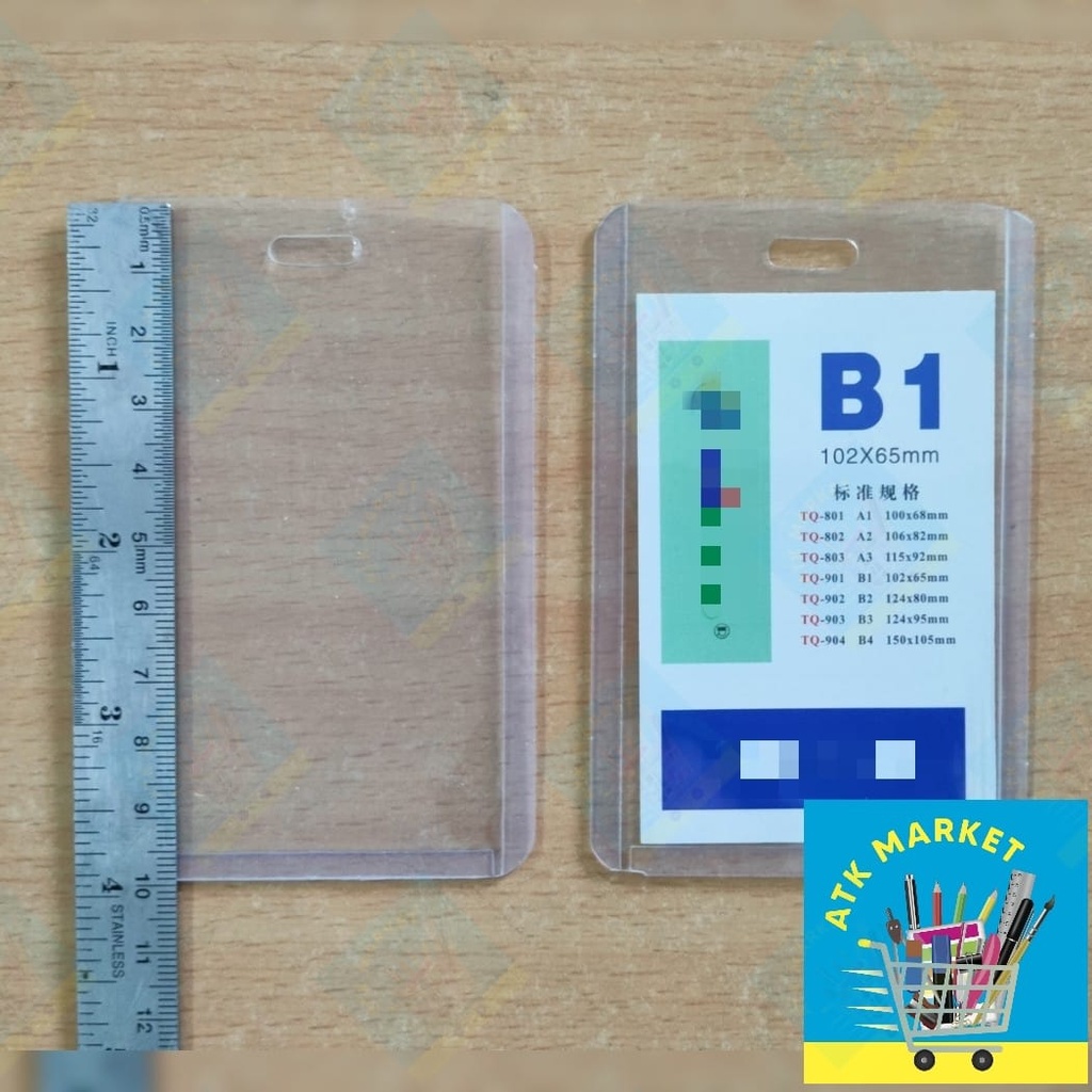 (5pcs) Toploader Photocard / Top loader foto card / Nametage ID Card case B1