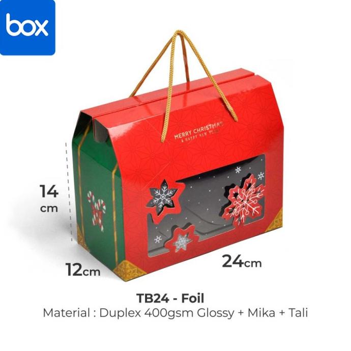 

:::::::] Dus TB24 Box Toples Kue Kering /Packaging Natal Christmas Hampers