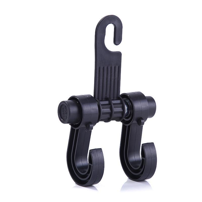 PO88 Dual Hook Hanger Holder Headrest Gantungan Kait Barang Mobil