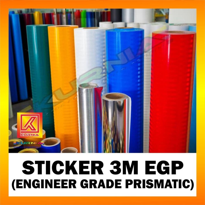 

Limited Sticker 3M Egp (Engineer Grade Prismatic)