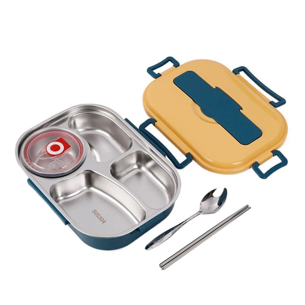 Preva Lunch Box Portable Tetap Hangat 304stainless Steel Kapasitas Lebih Besar Stainless Steel Liner Untuk Kerja Sekolah