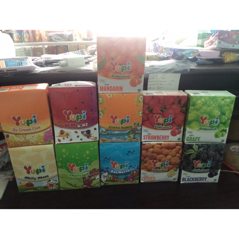

Yupi box isi 24 All variant bolicious