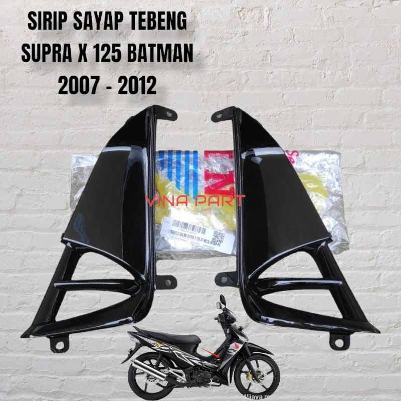Jual louver sirip sayap tebeng supra x 125 new batman kvL set kanan