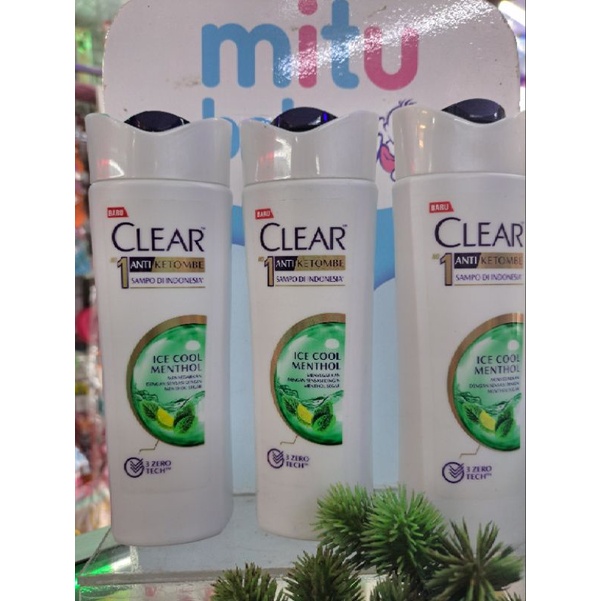 Clear Shampo Botol 160ml Cool Dingin Dan Menyegarkan Anti Ketombe