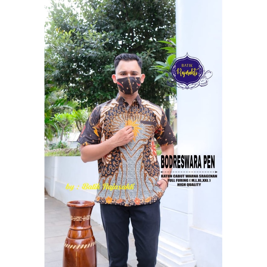 BODRESWARA RAJASAKTI RAJASAKTI BATIKSOLOAMANAH KEMEJA BAJU BATIK PRIA SOLO LENGAN PENDEK PANJANG LAPIS FURING ATASAN BATIK PREMIUM MODERN KATUN HALUS FARZANI FAWWAZ FEBIANDRO GAGAH PERKOSO GAJAHSORA GALING INDAH GALING MERAH BURUNG BERSUA GALING MEWAH