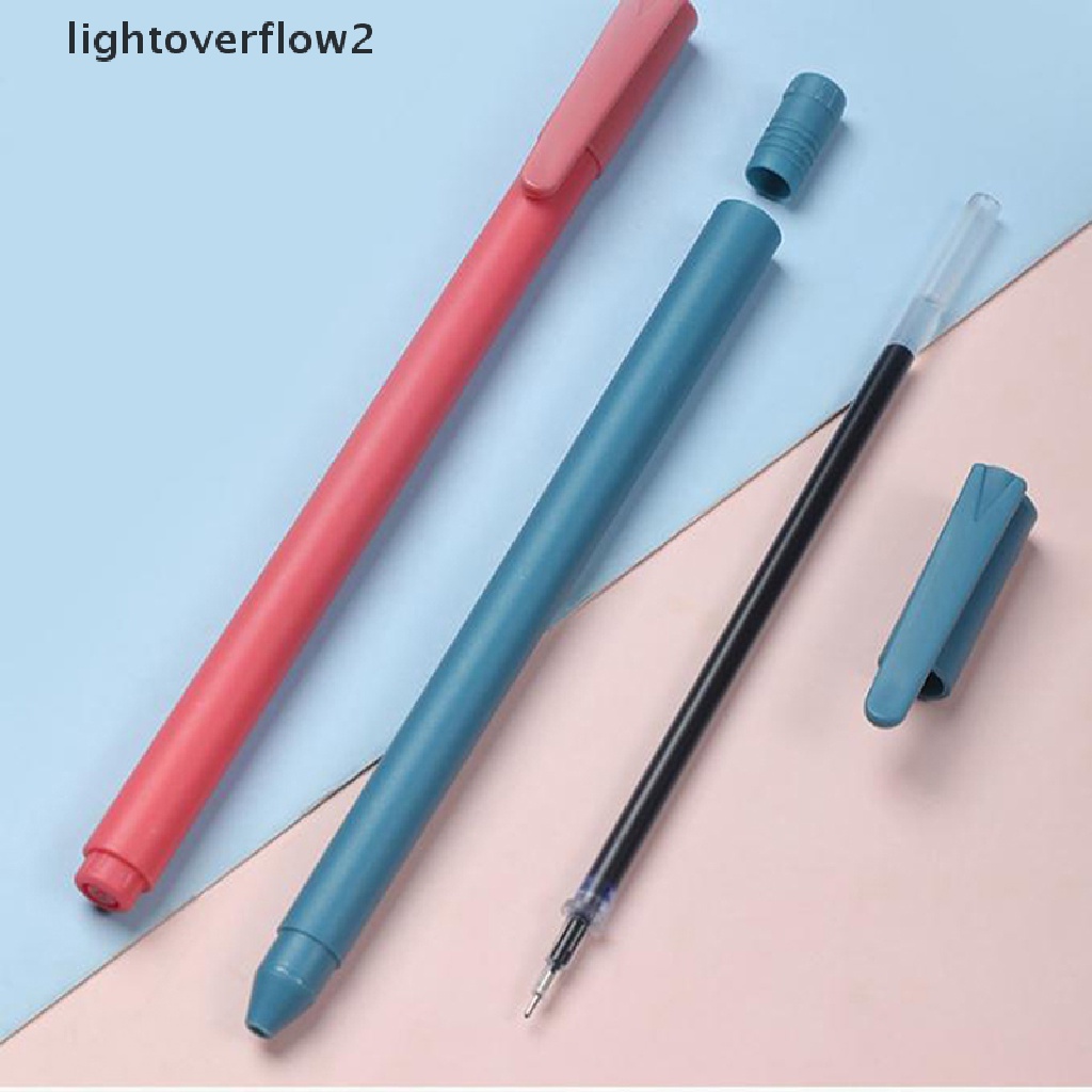 (lightoverflow2) Pulpen Tinta Halus 0.5mm 5 Warna Macarons Untuk Tanda Tangan / Hadiah