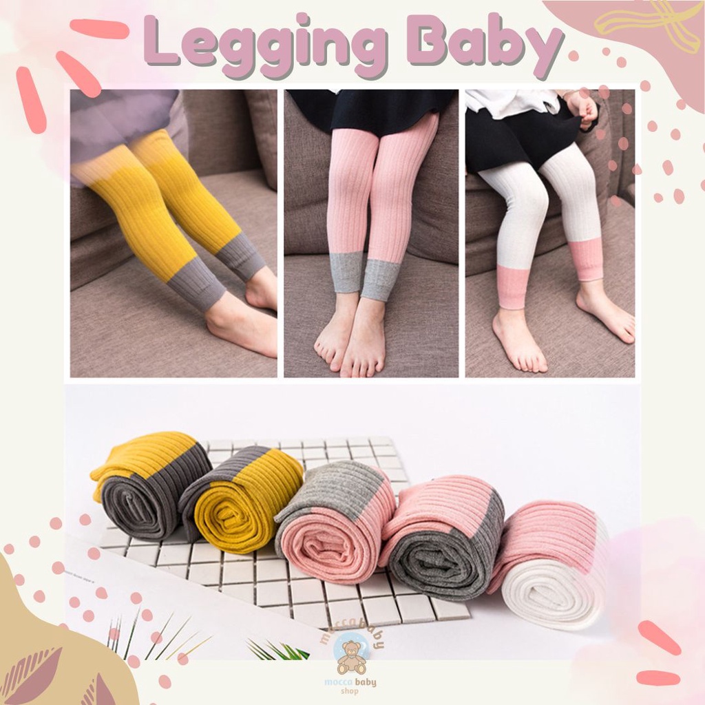 MBSS - LEGGING BELLVA Legging Bayi Perempuan / Legging Anak / Kaos Kaki Panjang Bayi