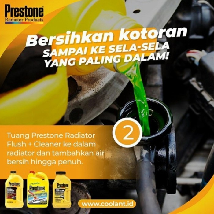 Prestone Radiator Coolant 4L - Merah