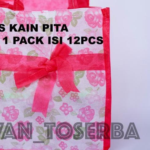 

Tas Kain Pita untuk dus box makanan uk 18x18 goodie bag acara hajatan