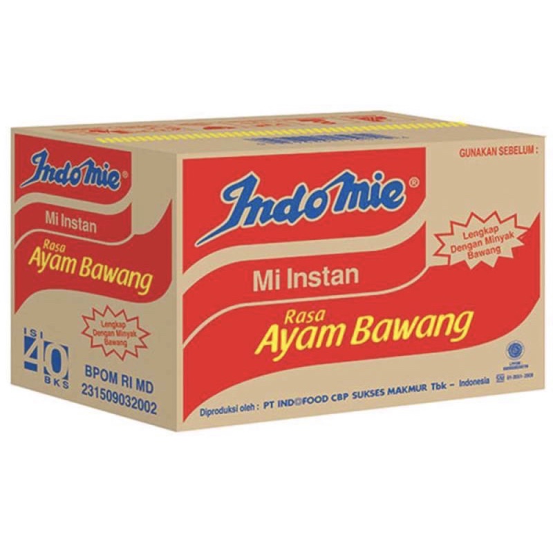 

INDOMIE AYAM BAWANG 1 DUS ISI 40