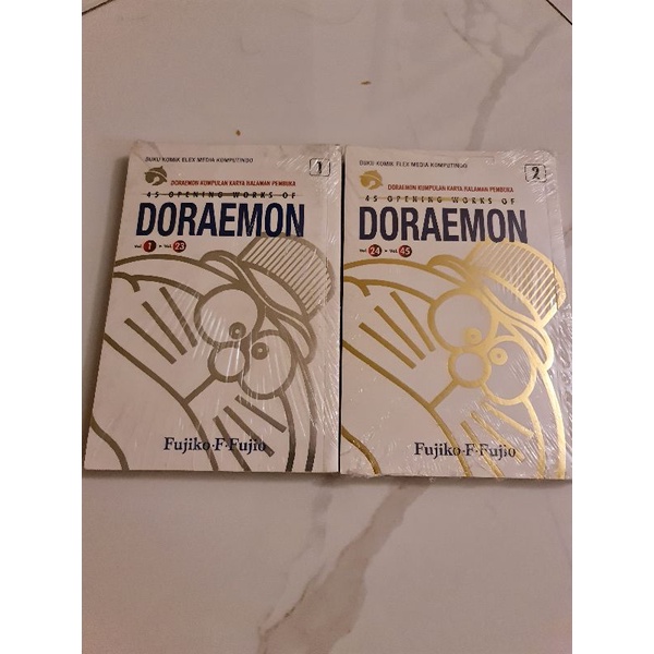 Komik 45 Opening Works of Doraemon vol 1 dan 2 segel ori langka banget