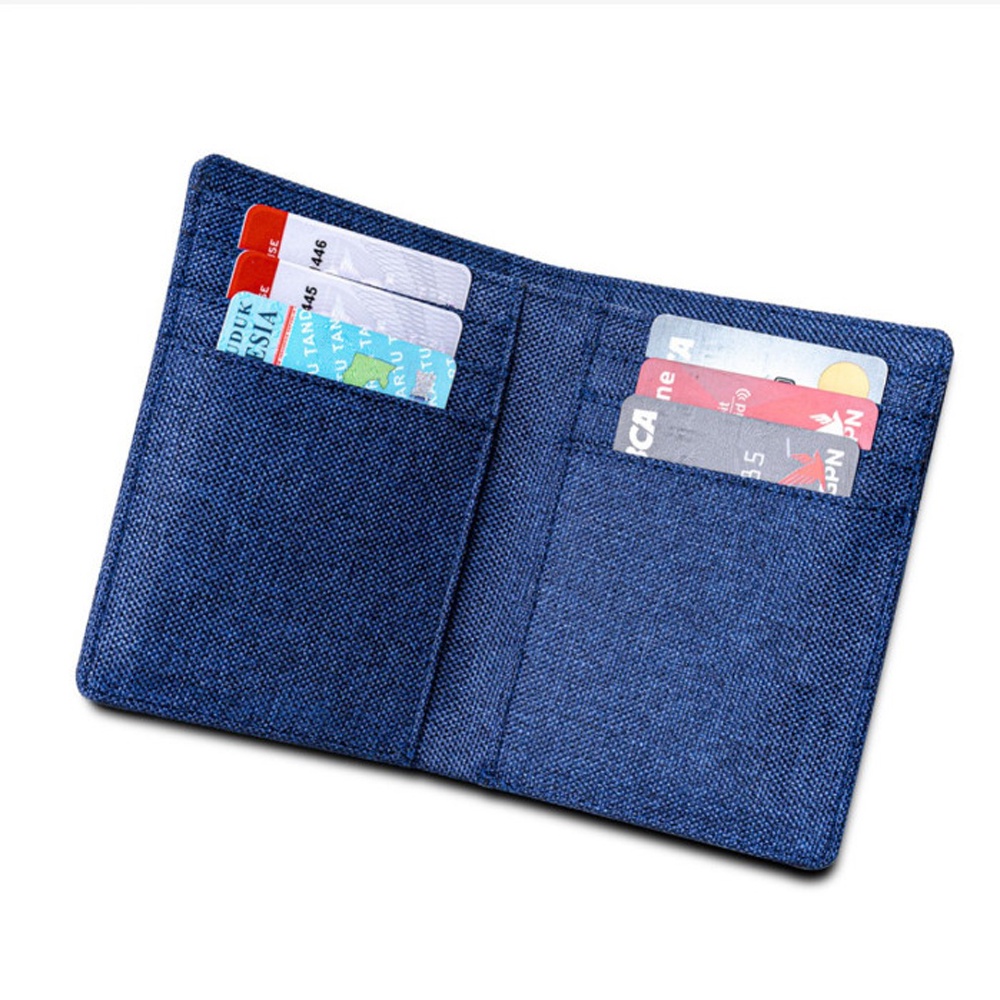 11.11&amp;12.12 BIG SALE!! Dompet Pria Dompet Canvas Pria PK-220 Material Kanvas Nilon Tebal Awet + BOX