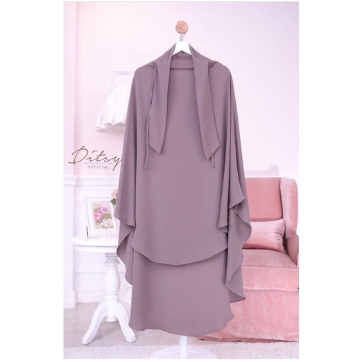 Ditsy Rawda Series Short warna Quail (Coklat muda keunguan)