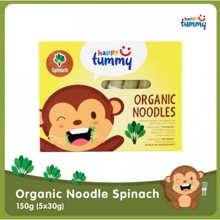 Happy tummy Organic Noodle 150g (5 kali makan) / Mie bayi mpasi organik / baby noodle