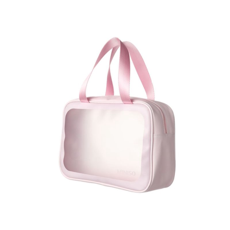 MINISO Tas Jinjing Travel Wanita Cosmetic Bag Transparan