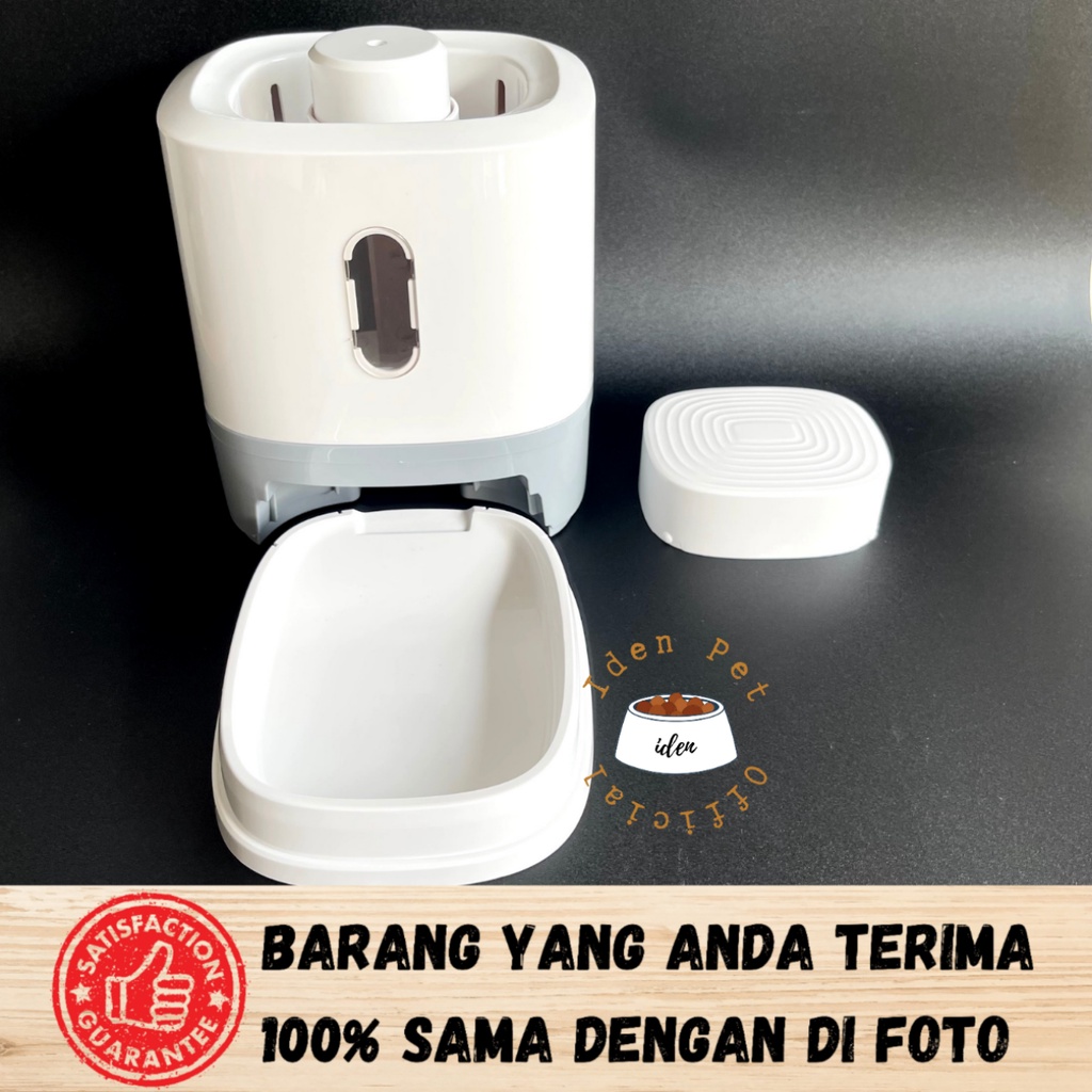 Tempat Makan Hewan Anjing Otomatis Dispenser Makanan Kucing Pintar Dog Cat Feeder Automatic