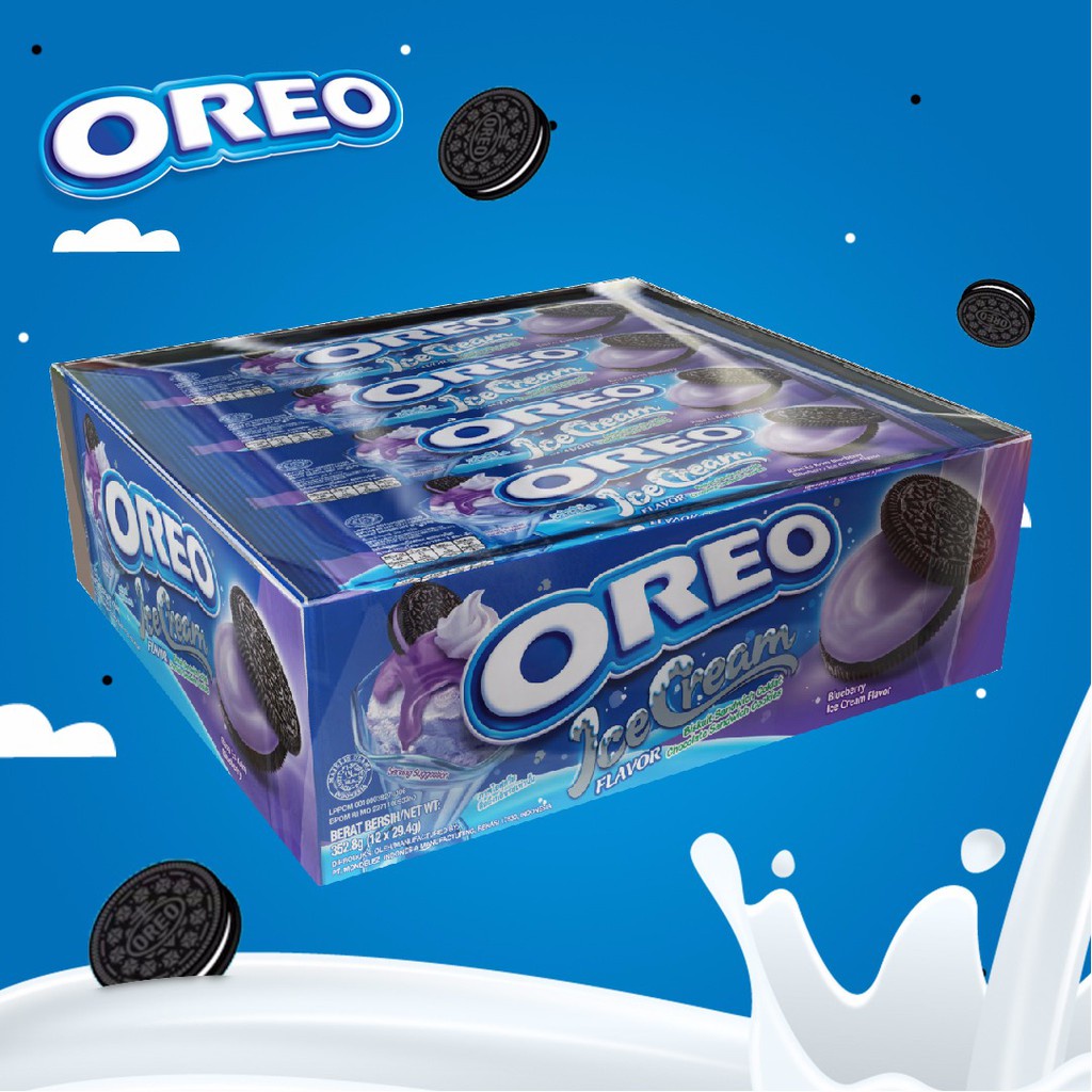 

OREO SANDWICH ICE CREAM BOX ISI 12 PCS AYES TOSERBA