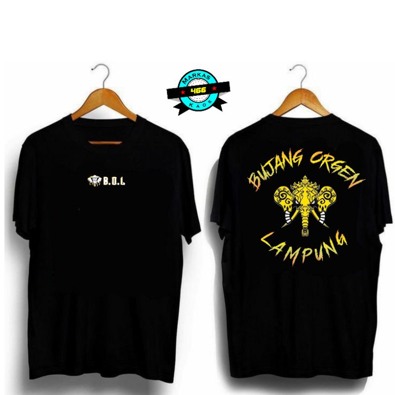 ( COD ) Kaos Lengan Pendek Pria Bujang Orgen Lampung